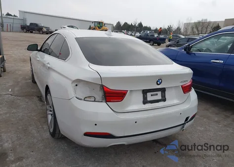 2018 BMW 430I Gran Coupe from USA, damaged, VIN WBA4J1C53JBG79988